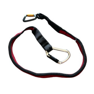 Bungee Tether Lanyard Dual Swivel Carabiner