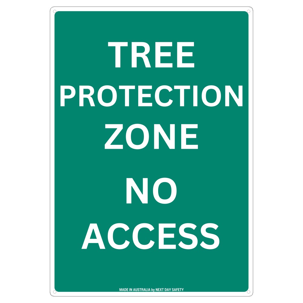 Tree Protection Zone No Access Sign
