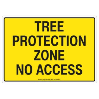 Tree Protection Zone No Access Sign