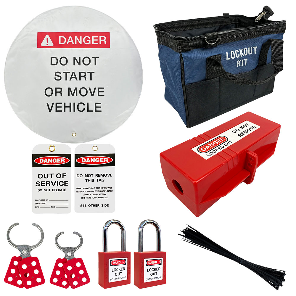 Blue Bag Forklift Lockout Kit