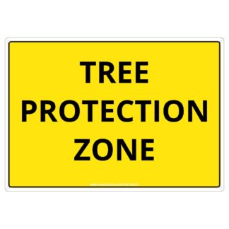 Tree Protection Zone Safety Sign