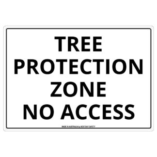 Tree Protection Zone No Access Sign