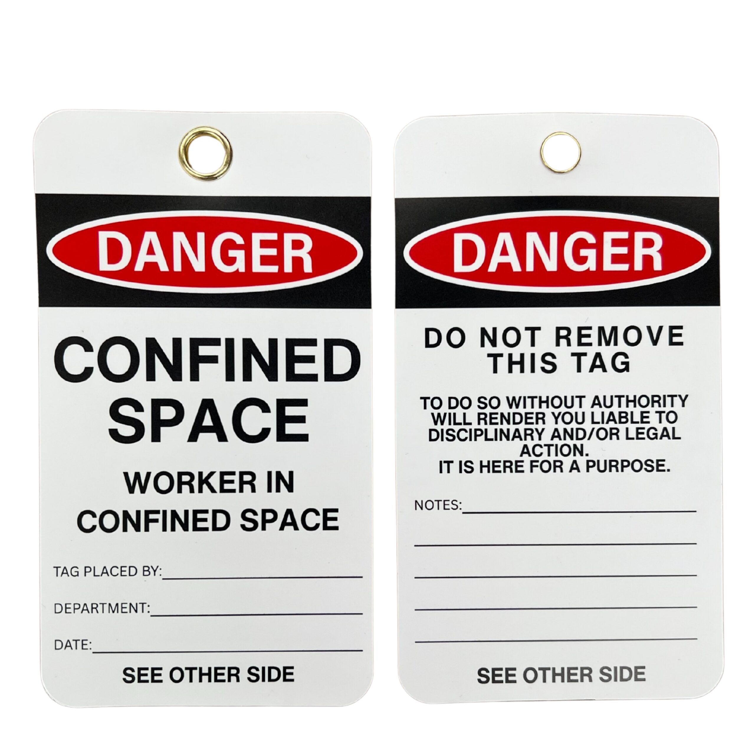 Confined Space Tags