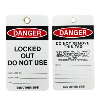 Locked Out Do Not Use Tags