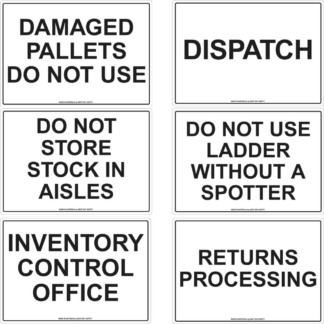 Warehouse Signs