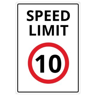 Speed Limit 10 Sign