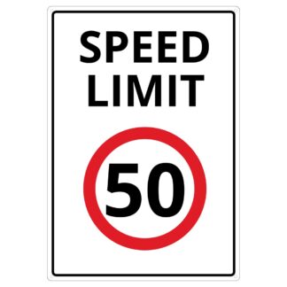 Speed Limit 50 Sign – Road Safety Regulatory Signage