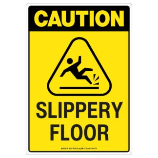 Caution Slippery Floor Safety Sign